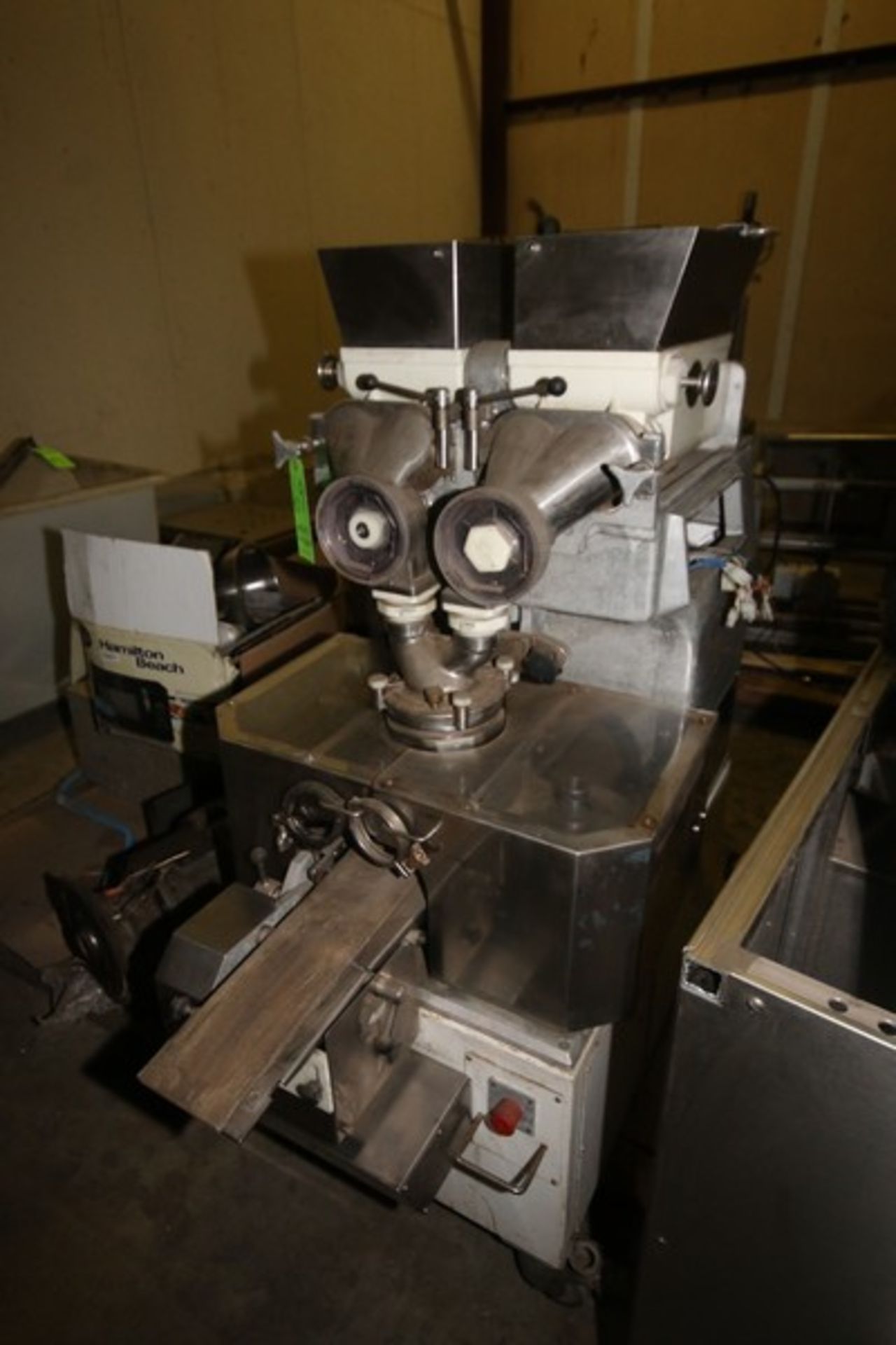 Rheon Cornucopia Encrusting Machine, M/N KN200, S/N 100, 220 Volts, 3 Phase, Mounted on Portable - Image 8 of 11