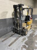 Caterpillar 2,500 lb. Sit-Down Propane Forklift, M/N V35D, S/N 5HB3712, Type LP, with 3-Stage Mast