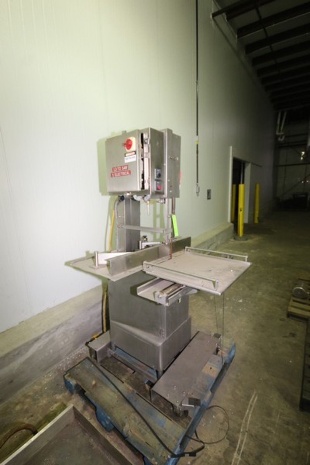 S/S Vertical Metal Saw, with Blade & S/S Working Area, Mounted on S/S Portable Frame (LOCATED IN - Image 3 of 3