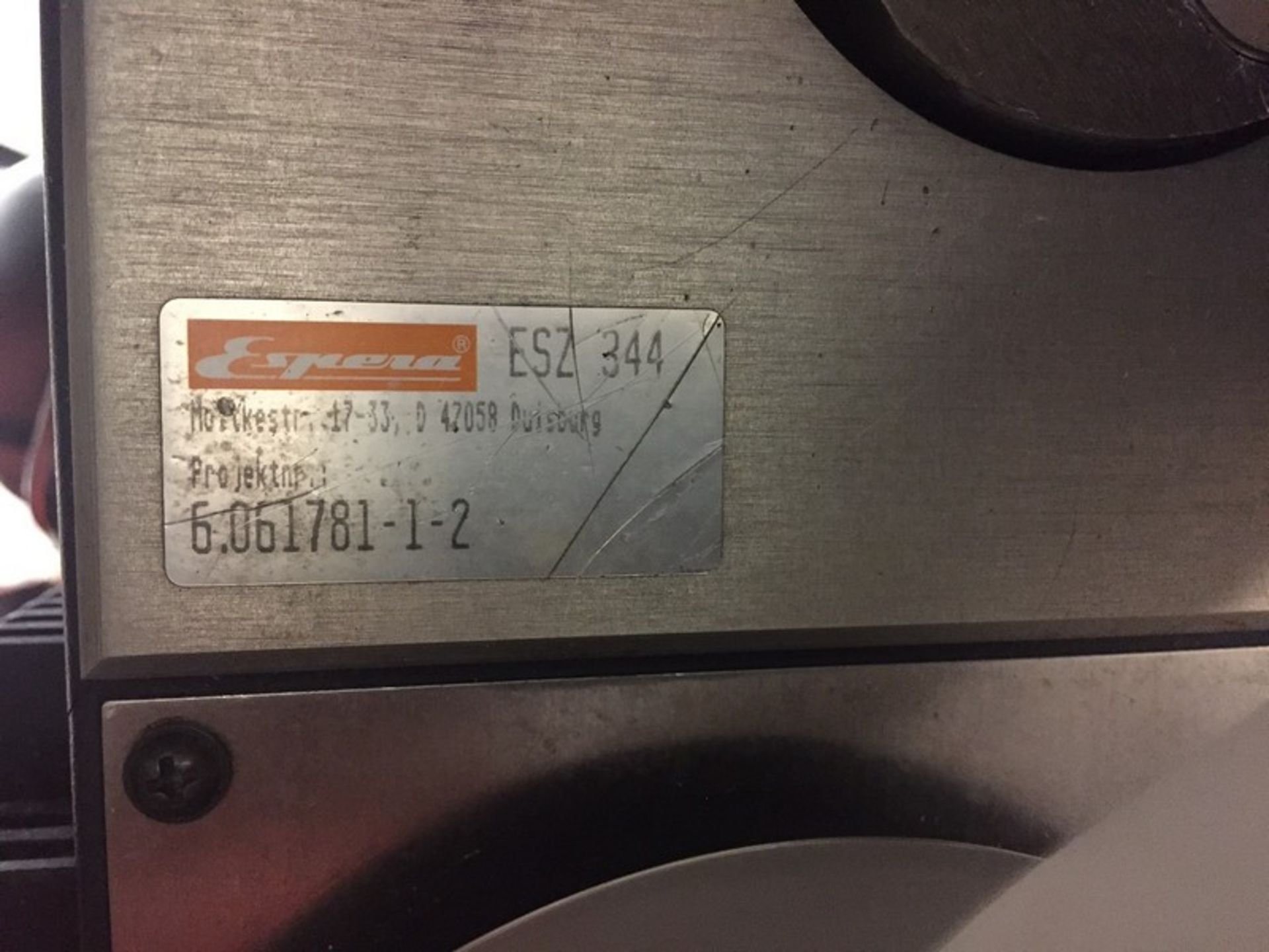 2015 Espera Weigh Pure Price Labeler, Model 7000, 230 V, 60 Hz, (Unit #95) (Located New Bothwell, - Image 7 of 10