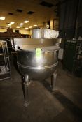 Groen 150 Gal. S/S Kettle, M/N N 150 SP, S/N 10153, MAX. Allow W.P. 100 PSI, MAX. Allow Temp. 338 F,