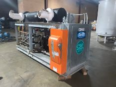 Drake 60 Ton Chiller 2014 with two Copeland compressors missing cover plates and heat exchanger (