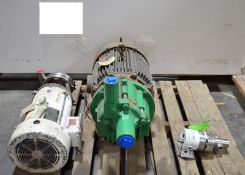 Stainless Pump with Motor Lot - PureFlo 55 Series ITT Jabsco, Sundyne P2-DHRZ on a 40 HP Marathon