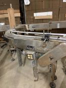 Garvey Aprox. 4 ft. x 4 ft. 90 Degree Angle S/S Conveyor with4" width Conveyor, Drive (Located