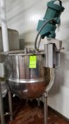 Stainless Steel 100 gal Processing Tank, with Agitator, CIP and Jacket( cooling, heating) (Loading