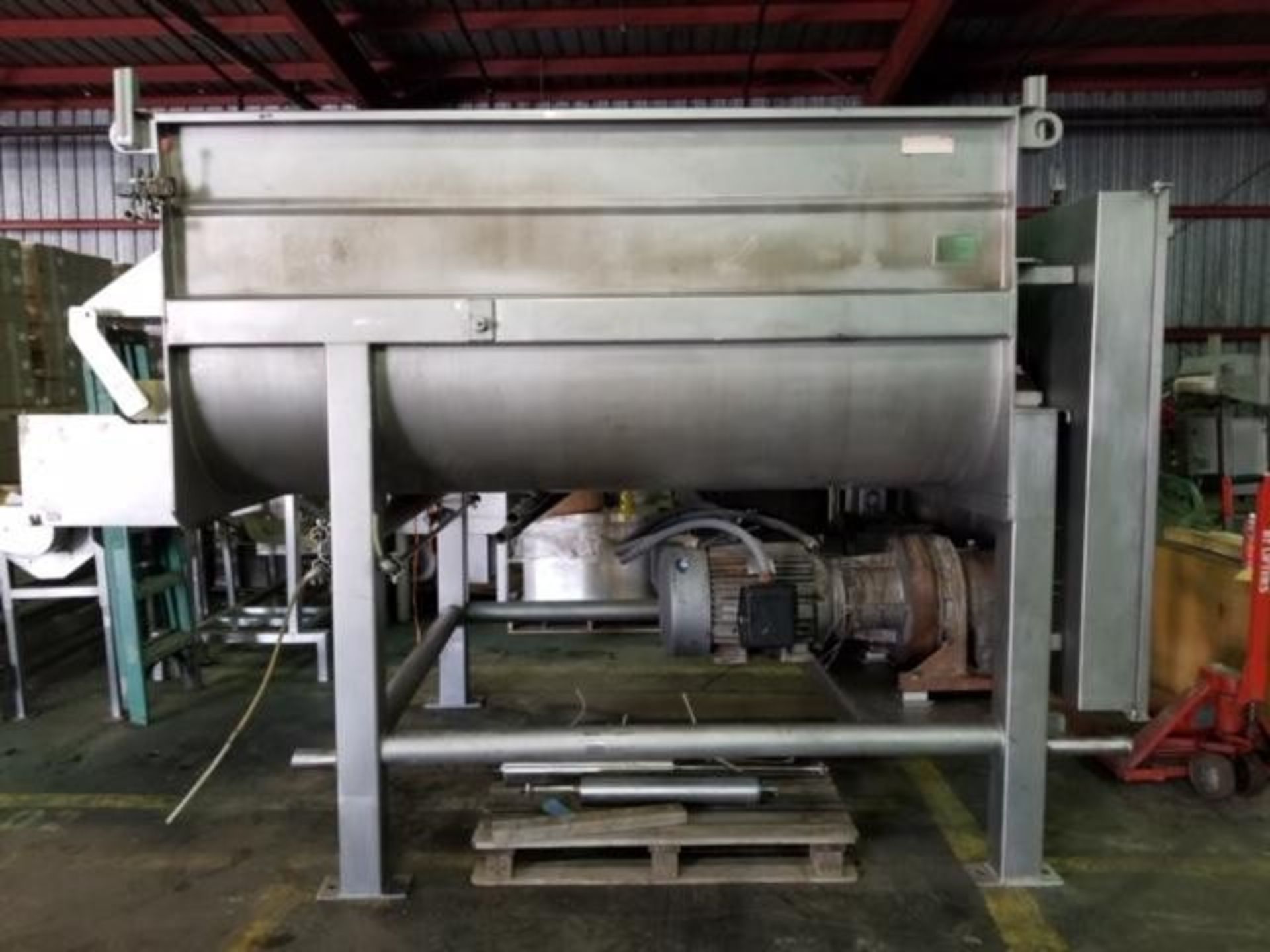 Reitz 6000 lb. S/S Sanitary Dual Shaft Ribbon Blender, Model RS-34-K5408, S/N RS-85000271 with - Image 2 of 17