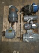 Lot of assorted Motors (3/4-3.5 hp) 3.5HP Triclad 5K213AG9835 Motor, 3HP U.S. Varidyne X601452