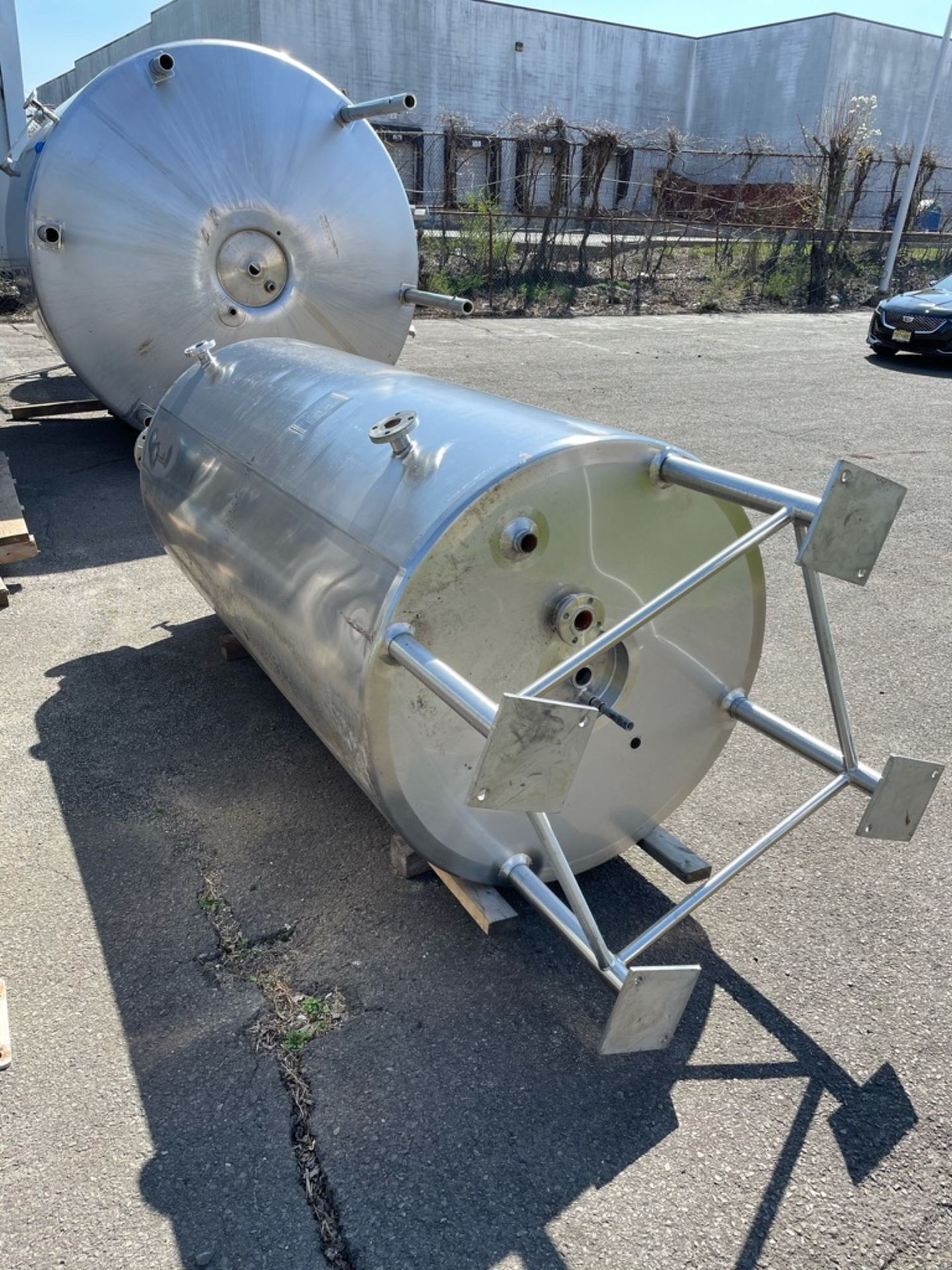 FELDMEIER 500 GAL. S/S JACKETED TANK, S/N E-561-02 with HIGH PRESSURE VESSEL (LOCATED IN NEWARK, - Image 3 of 6