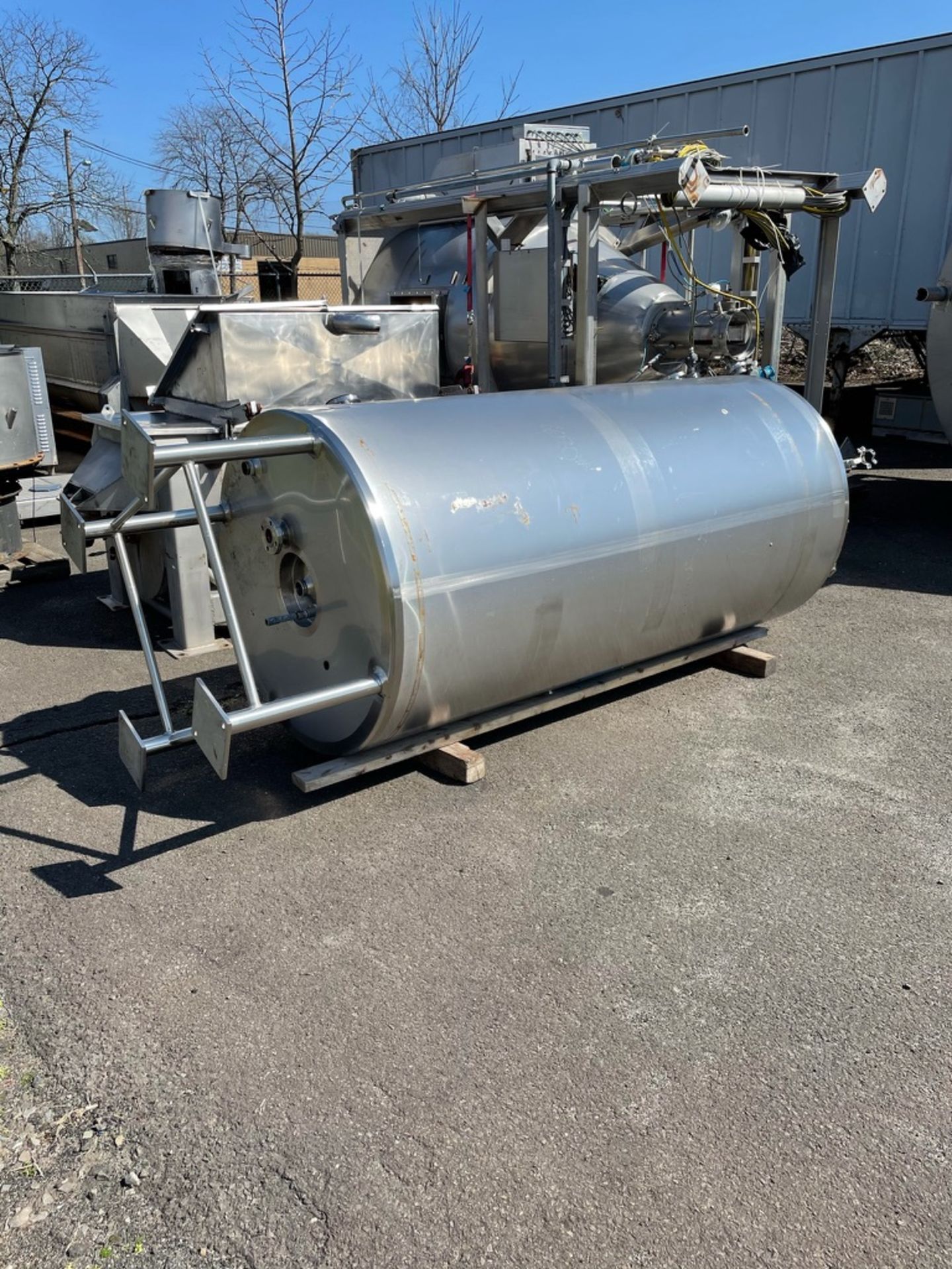 FELDMEIER 500 GAL. S/S JACKETED TANK, S/N E-561-02 with HIGH PRESSURE VESSEL (LOCATED IN NEWARK, - Image 2 of 6