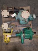 Gusher, ITT, Sundyne Pump Lot of 4 Pumps - Gusher GK-3X4-10SE5-CHM-A, ITT Marlow 3PL2EL, Sundyne P-