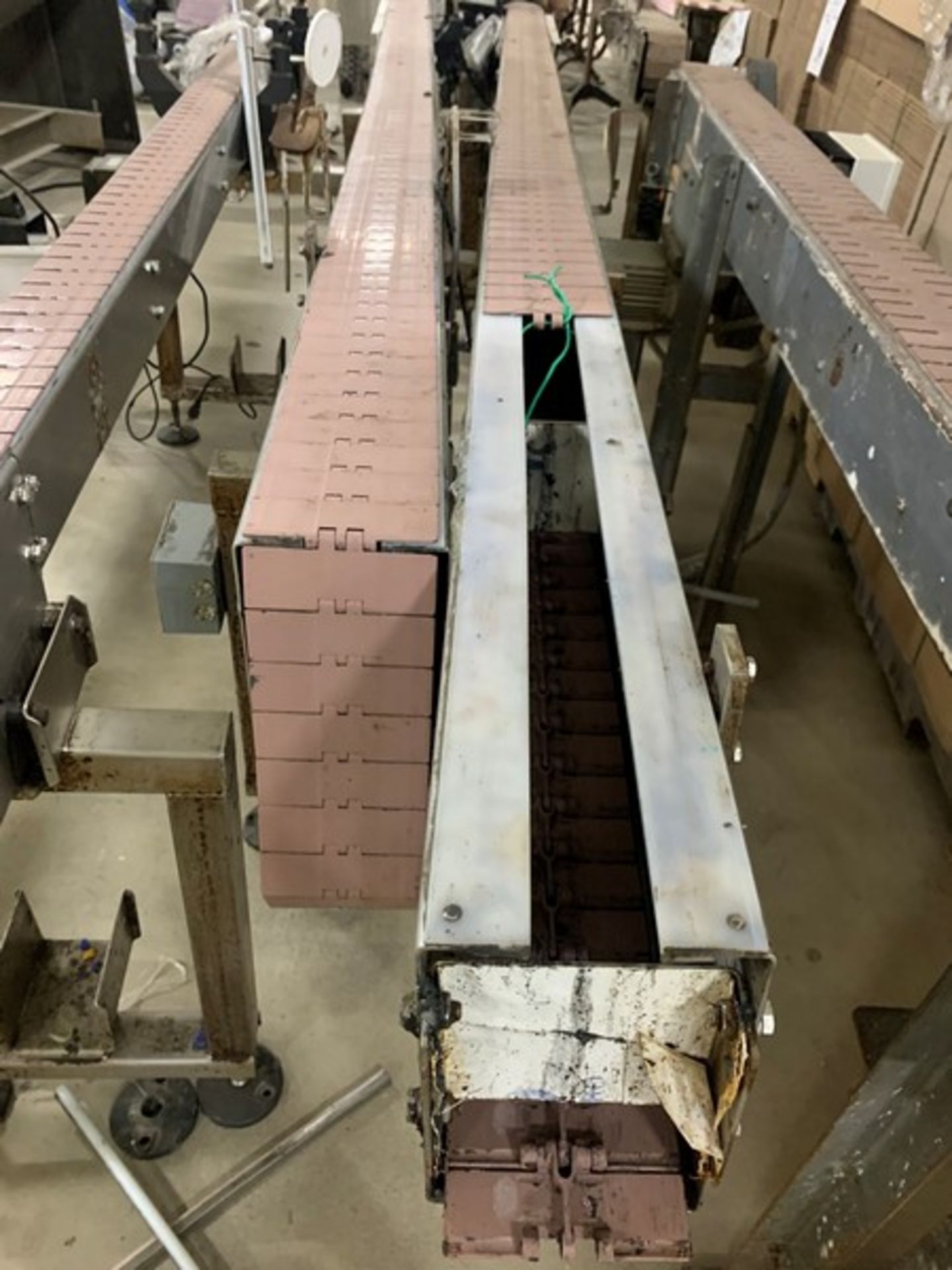 2-Sections 20 ft. S/S Conveyor with Drive and Leeson Speedmaster Motor Control (Located - Image 4 of 4