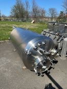 FELDMEIER 500 GAL. S/S JACKETED TANK, S/N E-561-02 with HIGH PRESSURE VESSEL (LOCATED IN NEWARK,