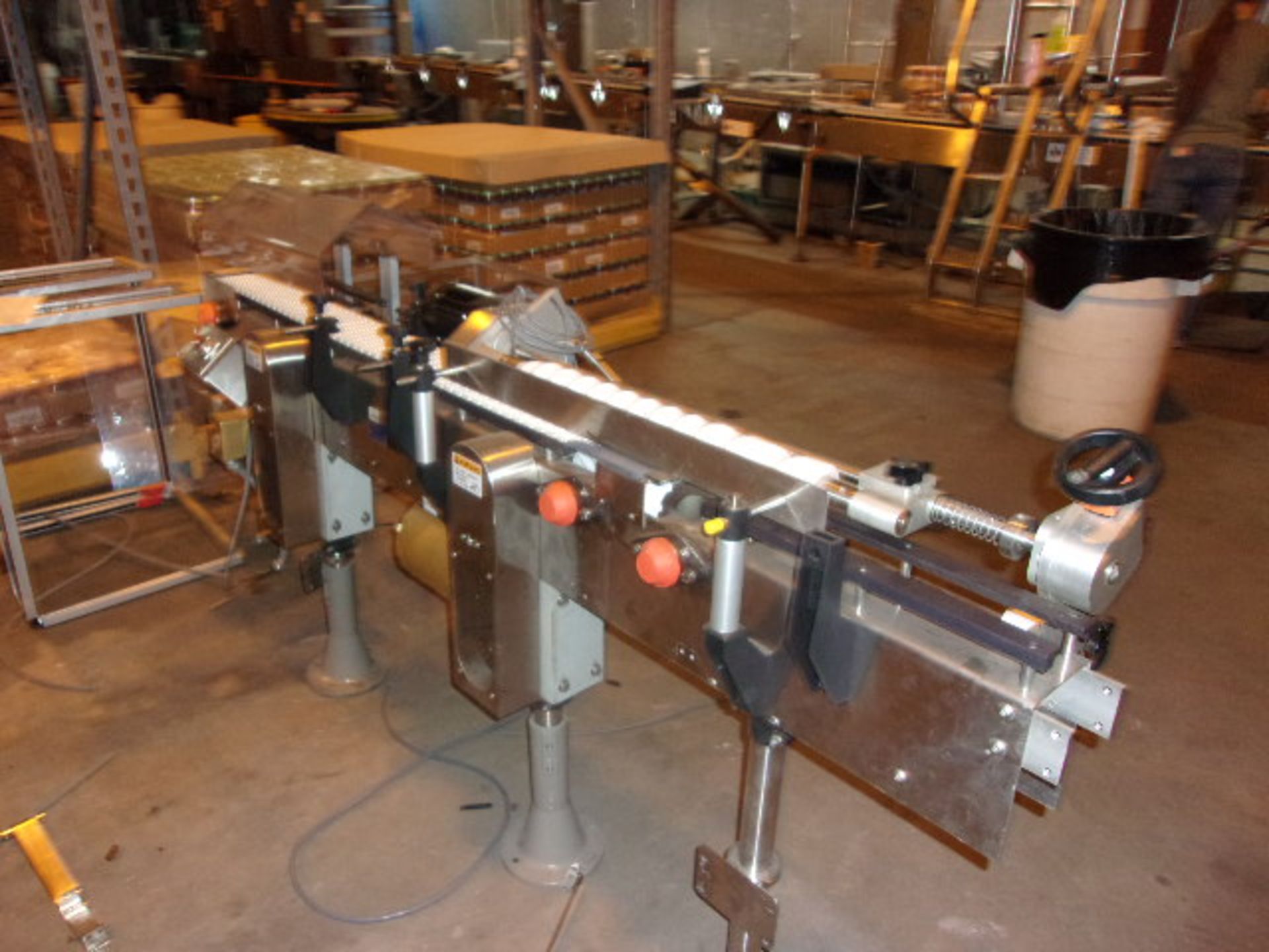 Universal Machine & Engineering Bottle Separators Aprox. 7' Transfer Conveyor