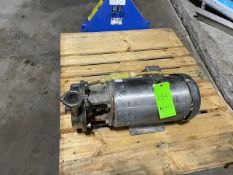 Stainless Steel Pump 7.5 HP; 3500 RPM; 2 1/2" IN/ 2" OUT (Load Fee $50) (Located Dixon, IL)