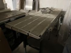 MULTIVAC Conveyor, Aprox. 78-1/2" L x 25" W x 42" H, 520 Web, 3 Phase, Rubber Belting, Like New (