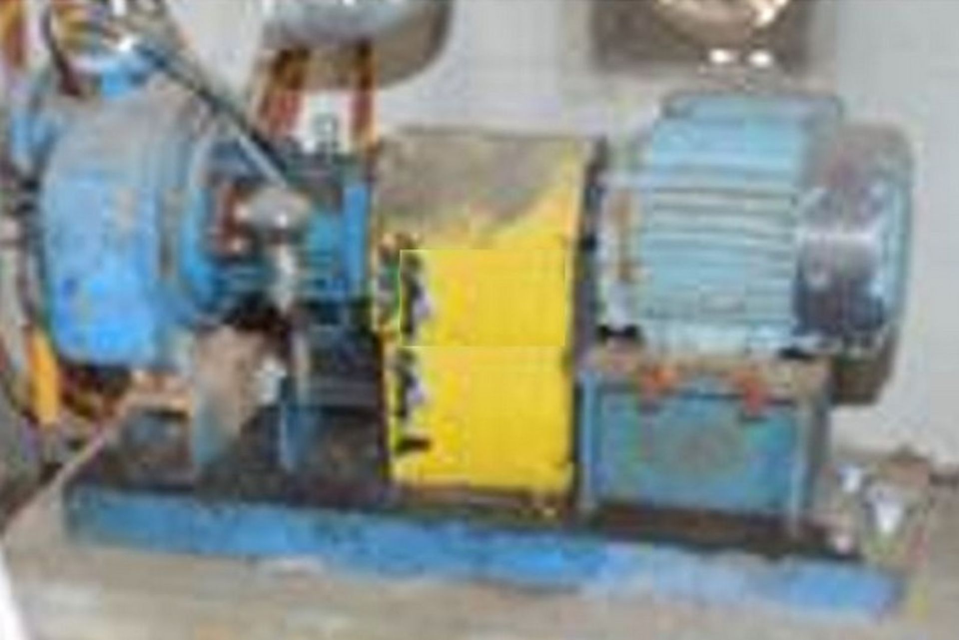 GOULDS STAINLESS STEEL CENTRIFUGAL PUMP WITH 50 HP ELECTRIC DRIVE MOTOR (LOCATED IN IOWA, RIGGING