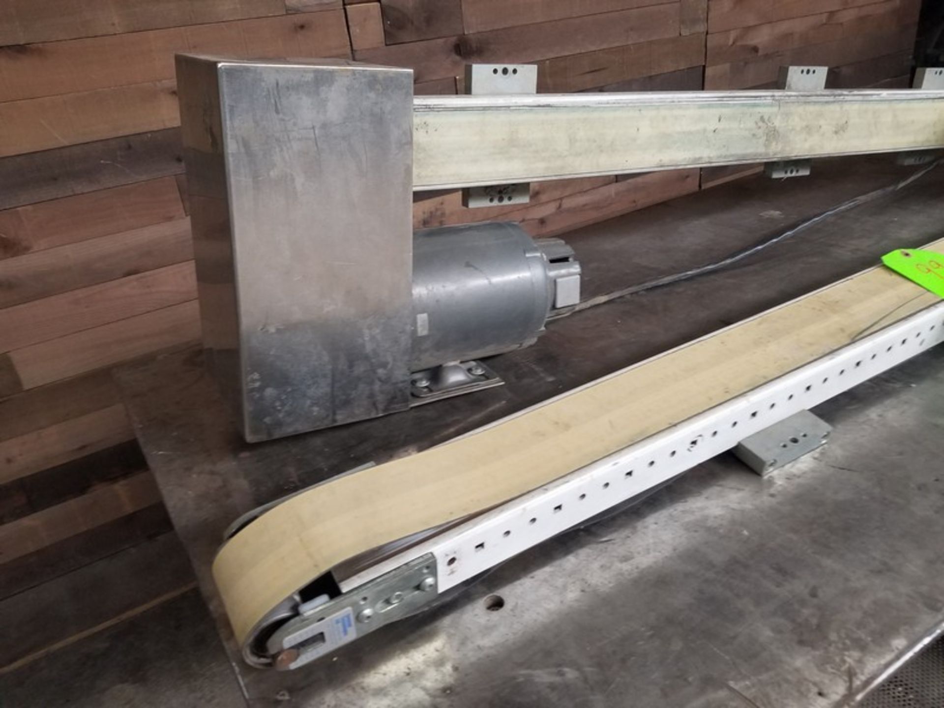 Two 3 1/8" wide x 72" long food grade belt conveyor (Handling, Loading & Site Management Fee: $50) - Image 2 of 5