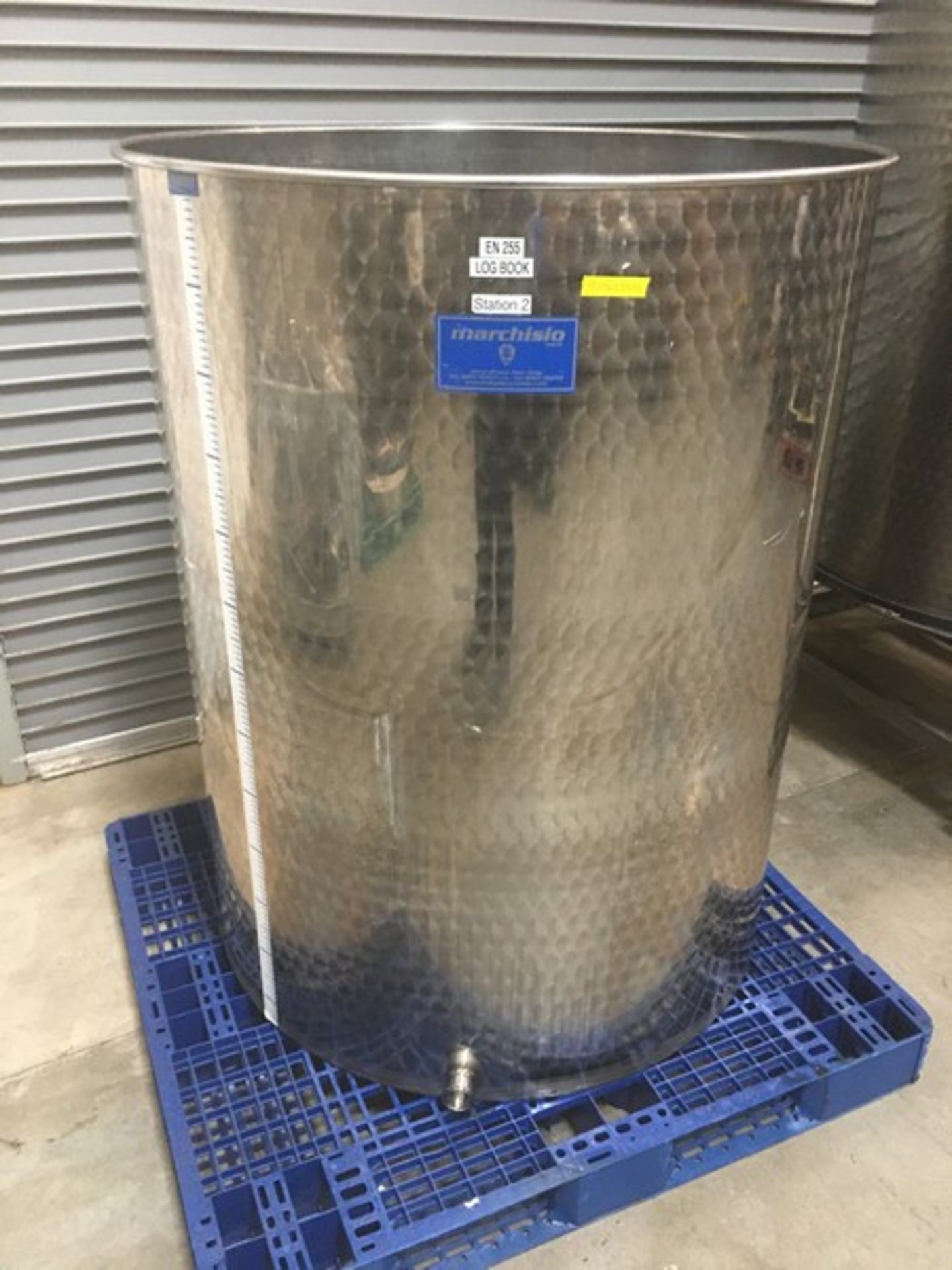 Marchisio 1,000 L S/S Tank (Located Carson City, NV) - Image 2 of 4