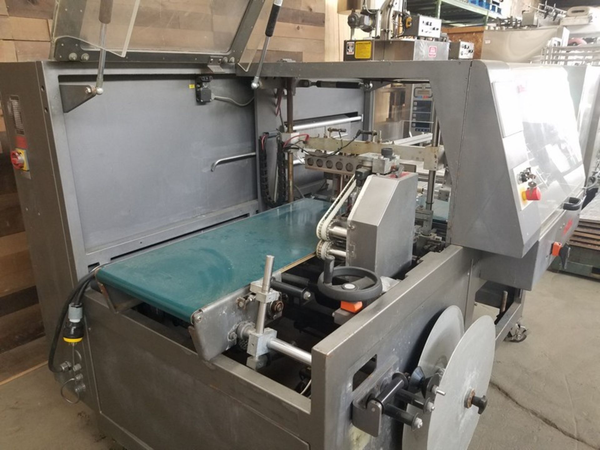 Kallfass fully-automatic side-sealer packaging machine, yr. 2013, volt 208, 3-phase (ID plate is - Image 3 of 8