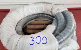 Lot of approximately 75' of new (still in OEM wrap) 5" vacuum loading hose. New price approx. $6000.