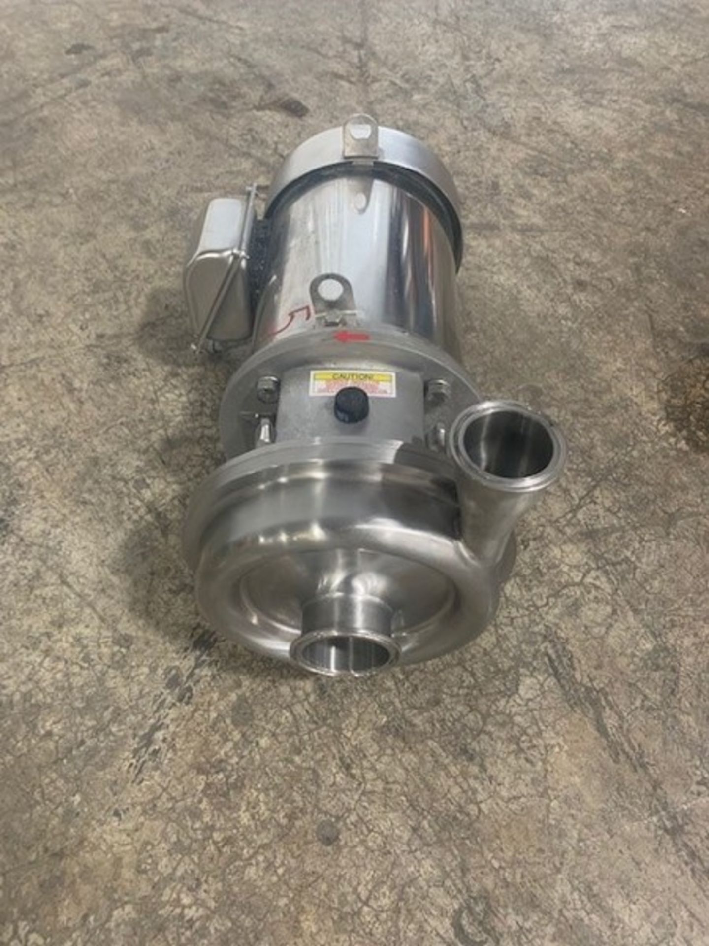 2x2.5 Alfa laval LKH15 all stainless centrifugal pump with a 3hp sterling motor with 3490 rpm ($50 - Image 2 of 5