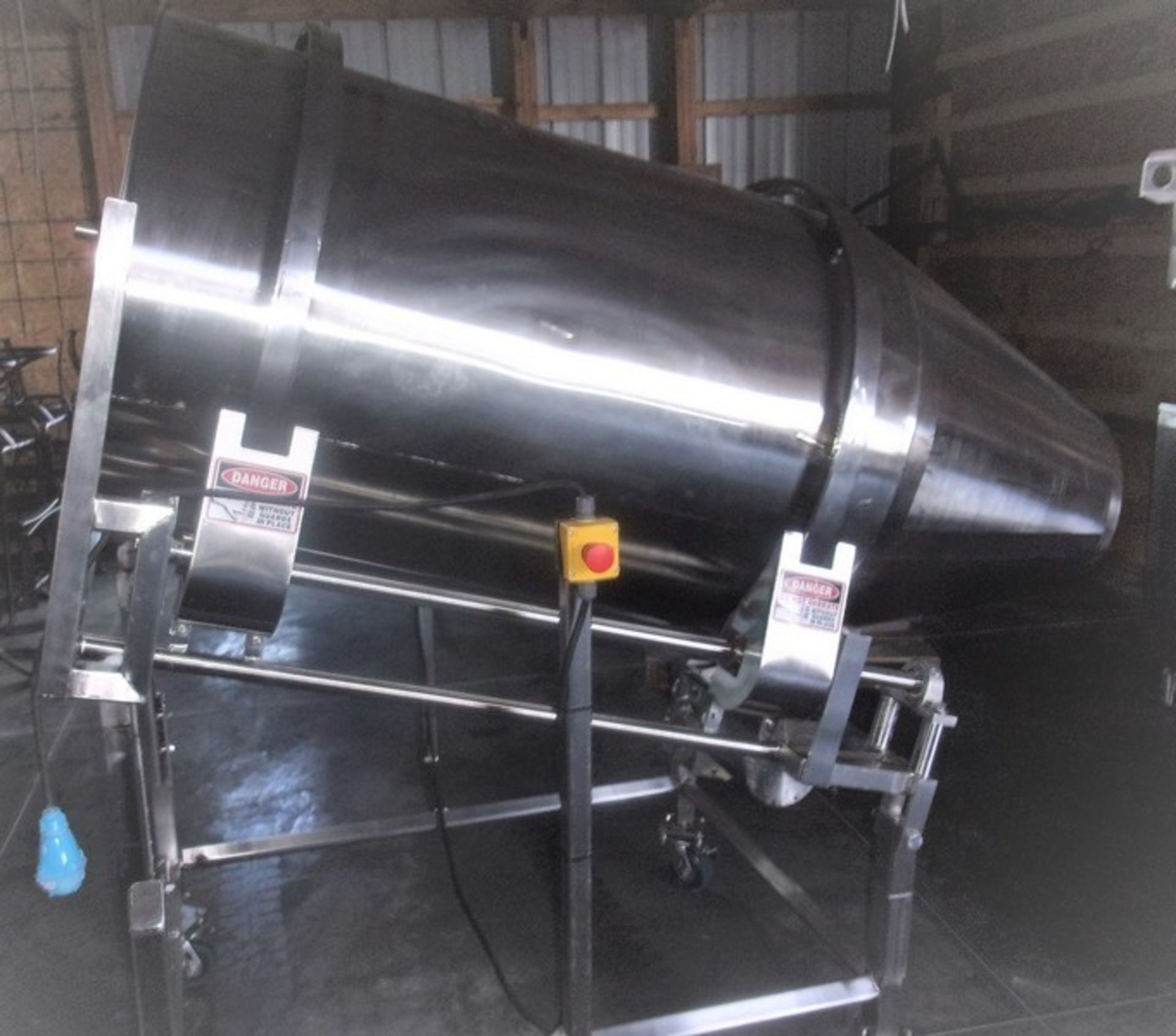 LOOS Machine 32 Inch Diameter Stainless Steel Sanitary Tumble Drum, Machine meets USDA and WDA - Image 3 of 12