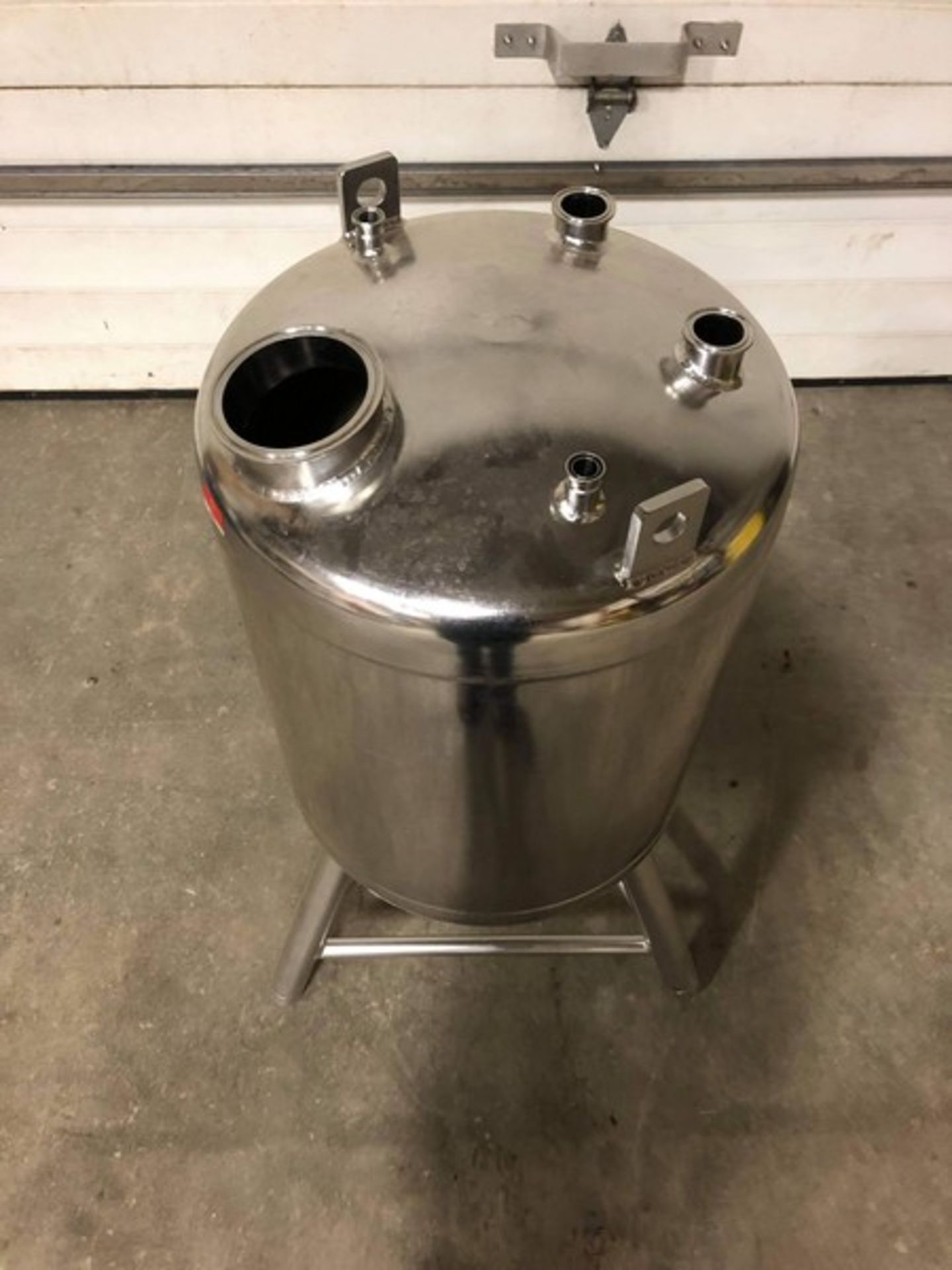 Aprox. 30 Gal. S/S Tank, S/N 146674-1-4, Mfg. 2016, Single Shell, 316 Stainless, Inside Dimensions