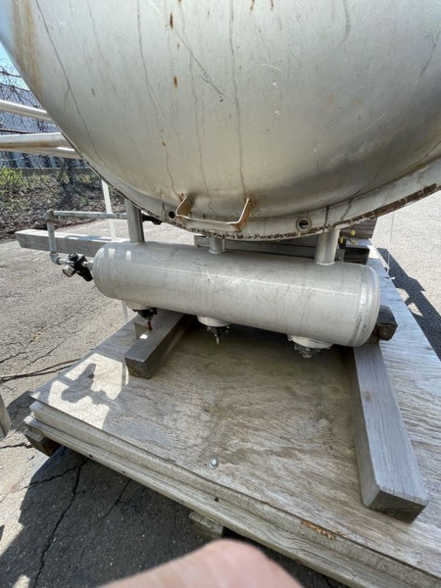 APV PILOT S/S SPRAY DRYER, MODEL PSD 58, S/N 35062, S/S PRESSURE VESSEL W/ S/S PLATFORM, APPX - Image 29 of 31