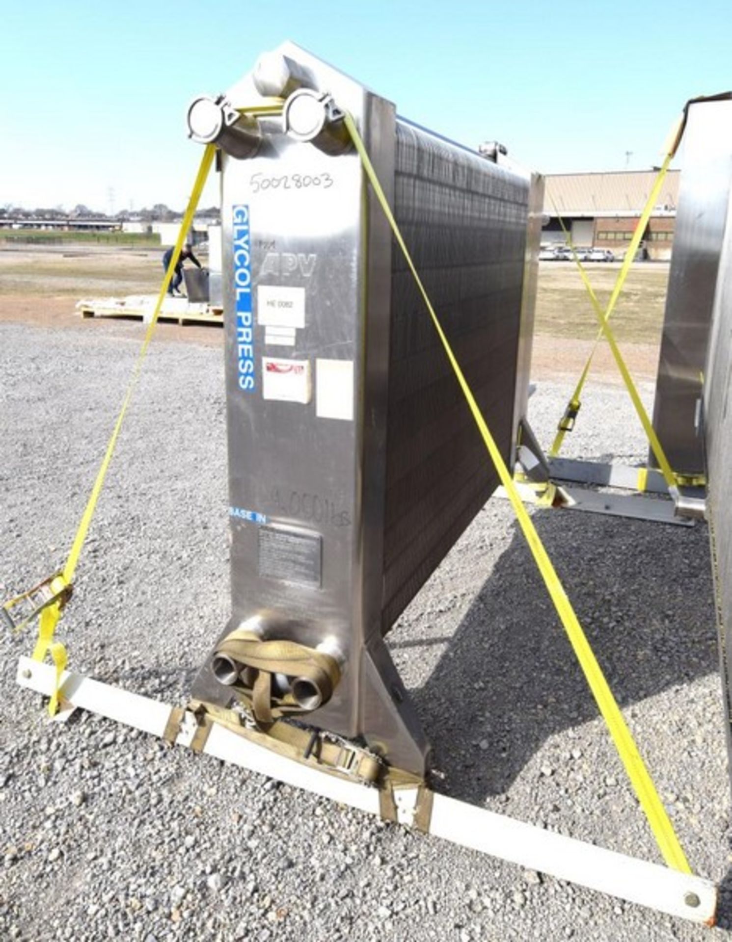 Used- APV Royal Paraflow Plate Heat Exchanger, Model R50. Approximately 1500 square feet. (266) 16- - Image 3 of 10