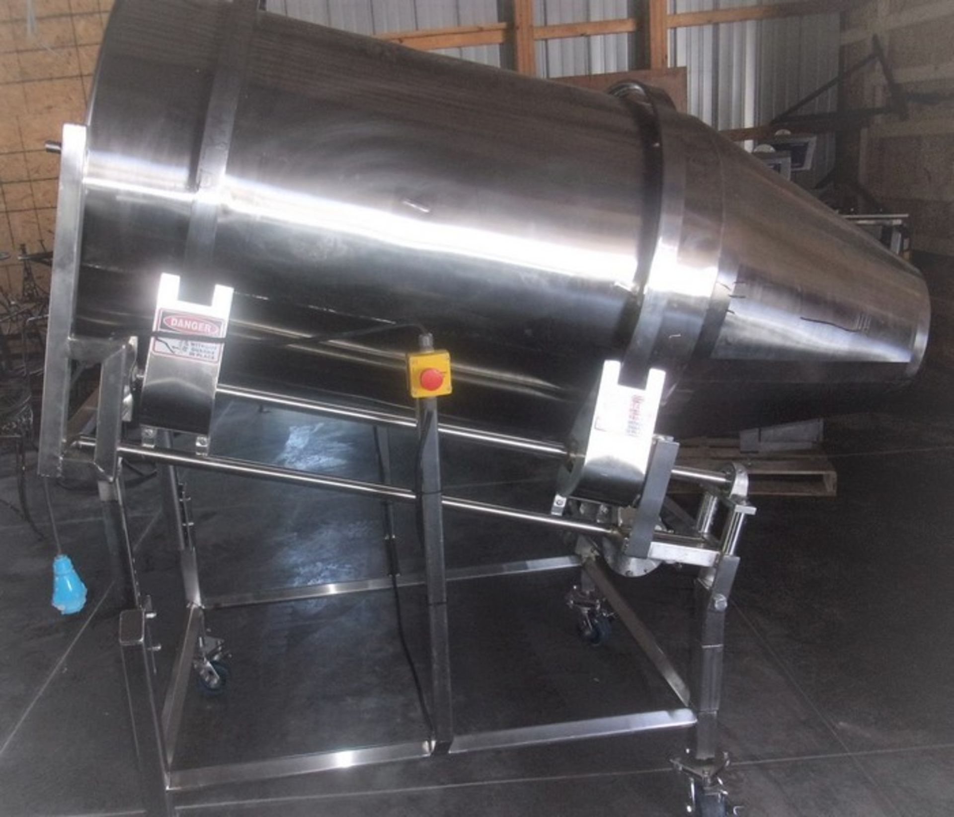 LOOS Machine 32 Inch Diameter Stainless Steel Sanitary Tumble Drum, S/N 9176-0136, Machine meets - Image 4 of 13