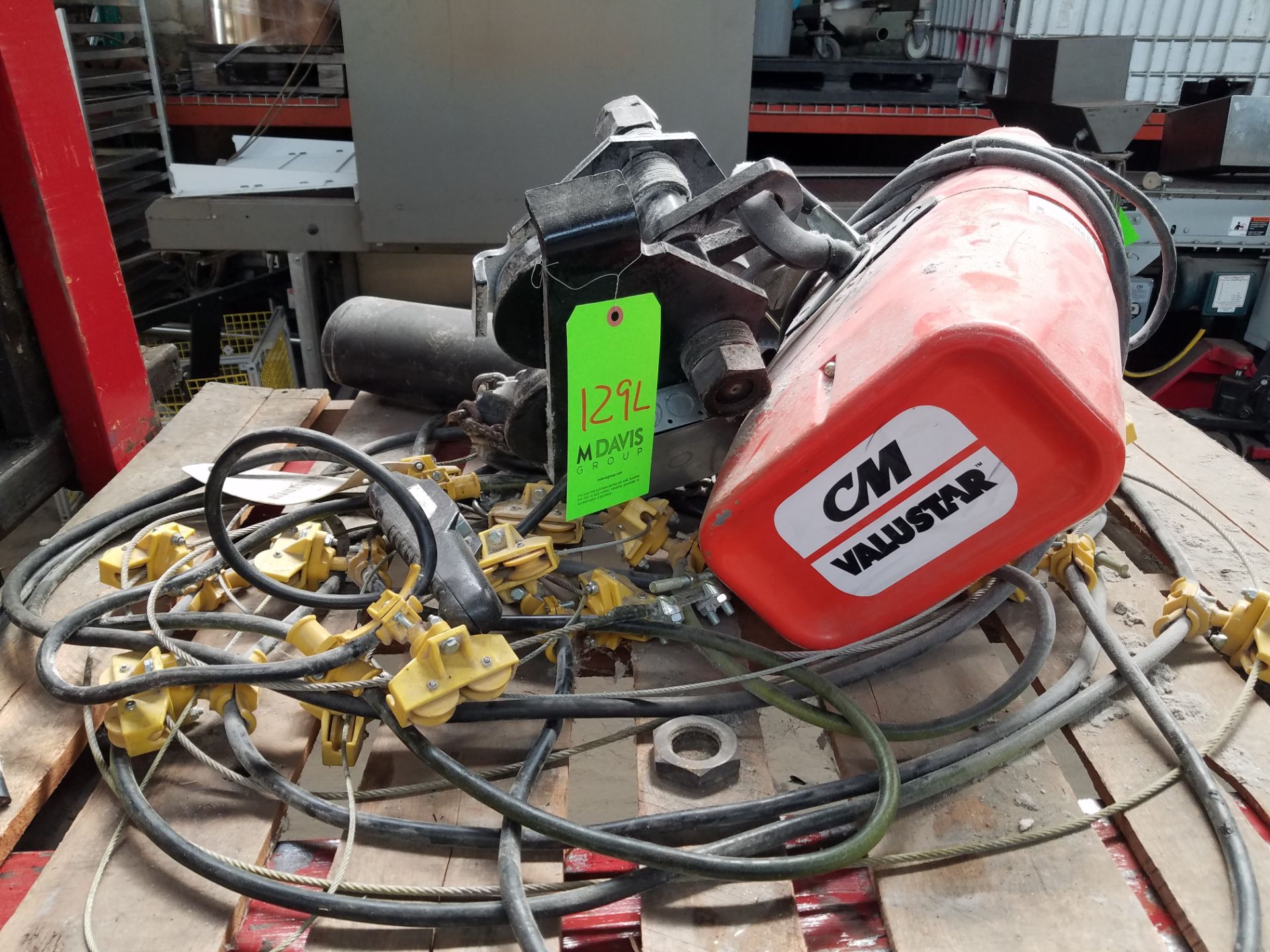 CM Valustar WR 2 ton hoist, trolley,  volt 440-480, 3-phase (Handling, Loading & Site Management - Image 2 of 5