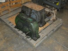 Lot of gear reducers. Dorris Speed Reducer #3815 Ratio 15.5 HP: 15.6@1750 RPM (Loading Fee $25)