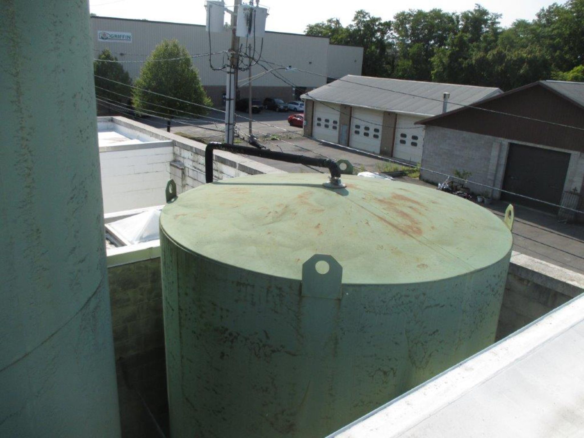 Damrow 10,000 gallon capacity, Freon refrigerated silo tank,1.5 HP horizontal agitation, Approx. - Image 5 of 9