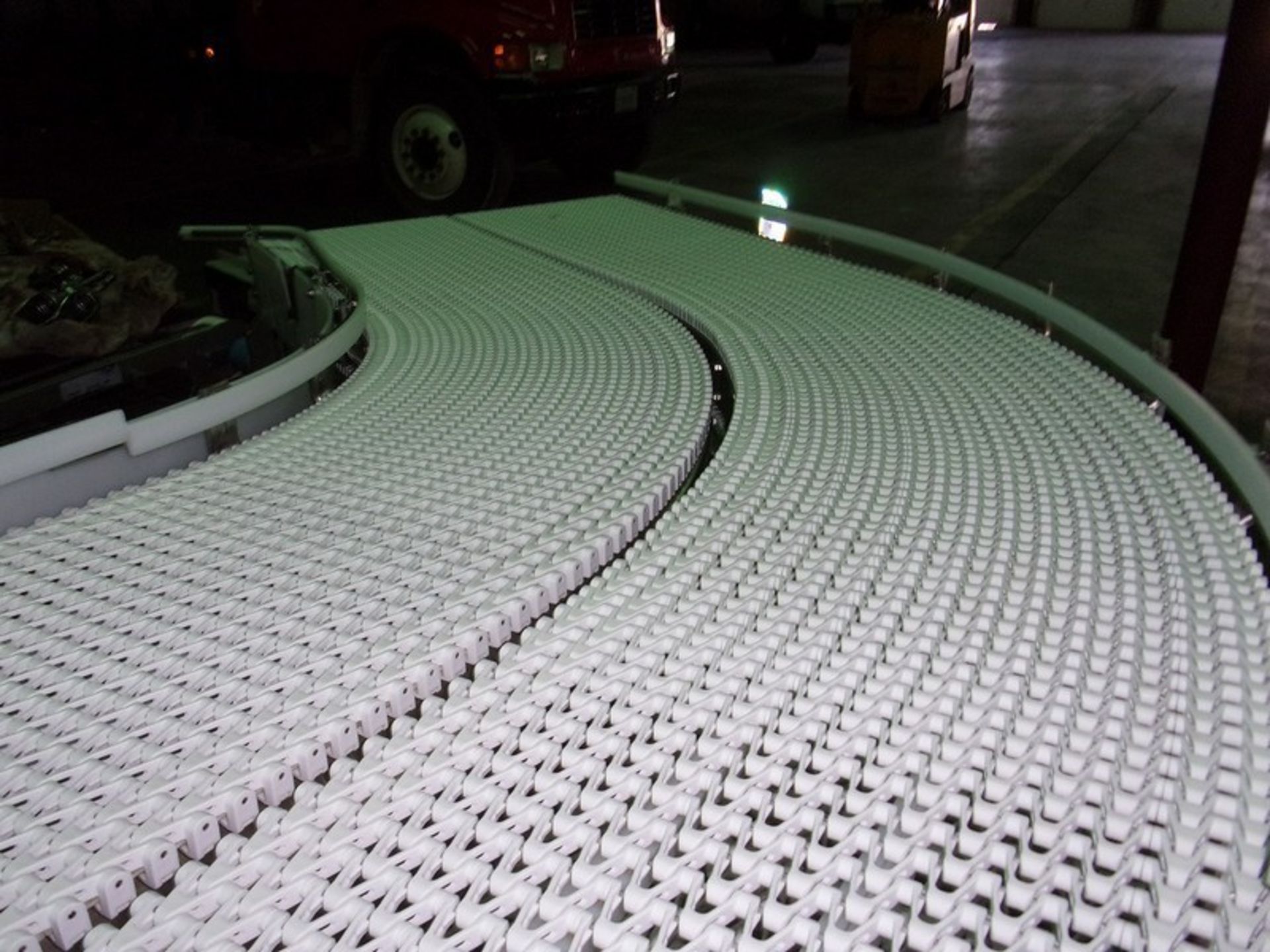 Spantech Dual Lane S/S Sanitary Belt Conveyor, with Dual Intralox Belts - Each Belt 18" W, Aprox. 11 - Image 10 of 11
