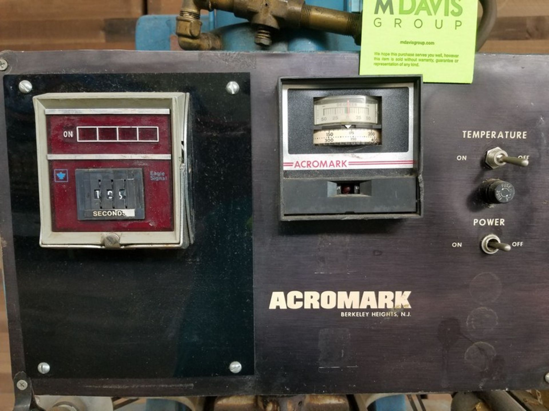 Aeromark 610-40 hot foil stamping press, serial # 85946, volt 120, plat size: 7 x 8 (Handling, - Image 4 of 5