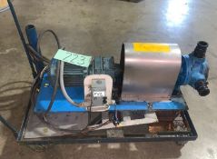 Viking Pump Model KK124A 2" Inlet and Outlet with On/Off Switch on cart on casters (LOCATED IN IOWA,