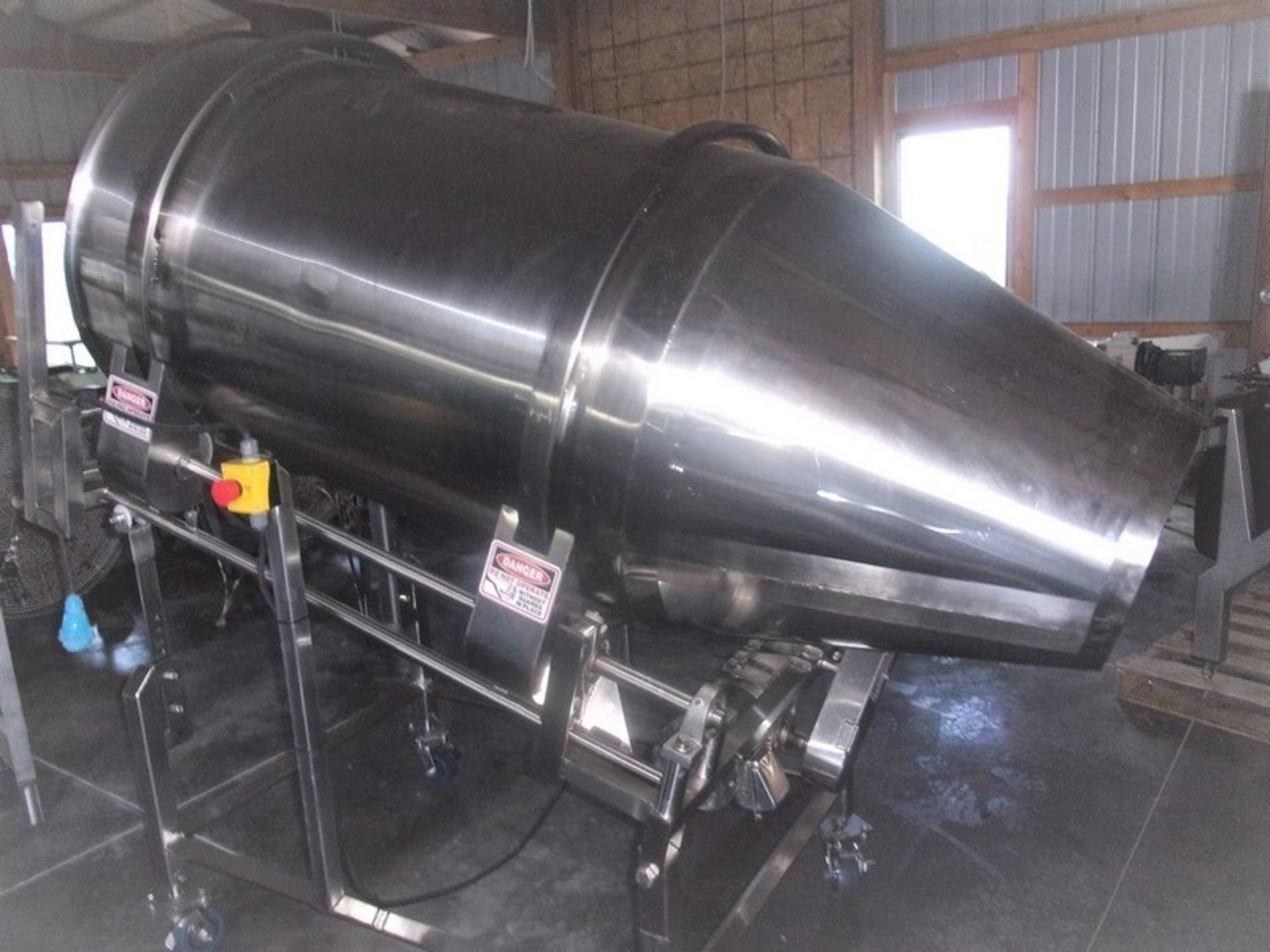 LOOS Machine 32 Inch Diameter Stainless Steel Sanitary Tumble Drum, S/N 9176-0136, Machine meets - Image 2 of 13