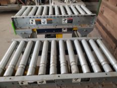 Two 19" wide x 36" long power gravity conveyors (Handling, Loading & Site Management Fee: $100)
