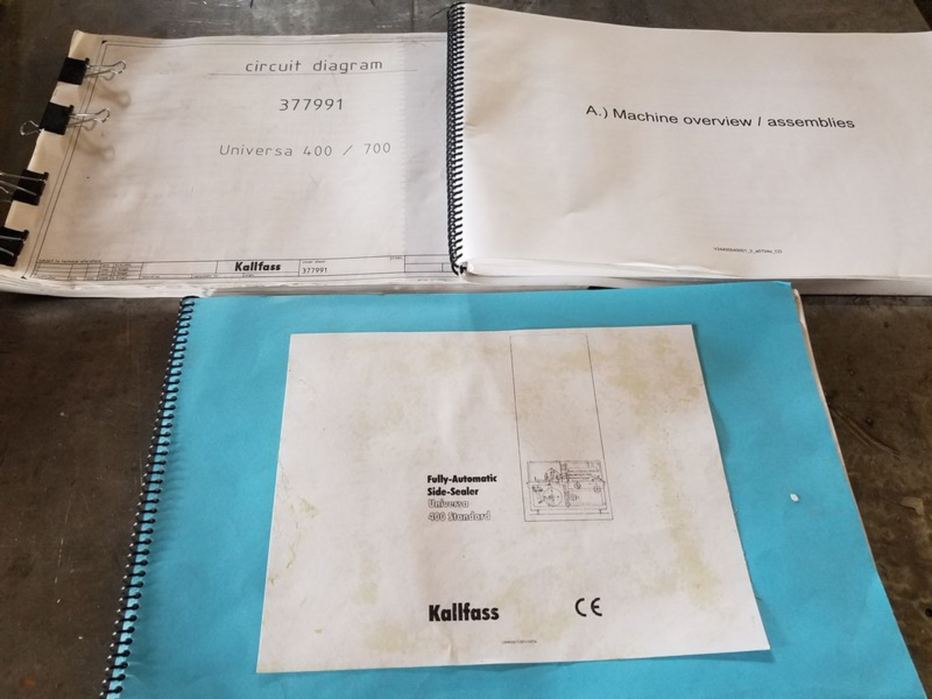 Kallfass parts and parts manuals (Handling, Loading & Site Management Fee: $0)(Located Fort Worth, - Image 5 of 5