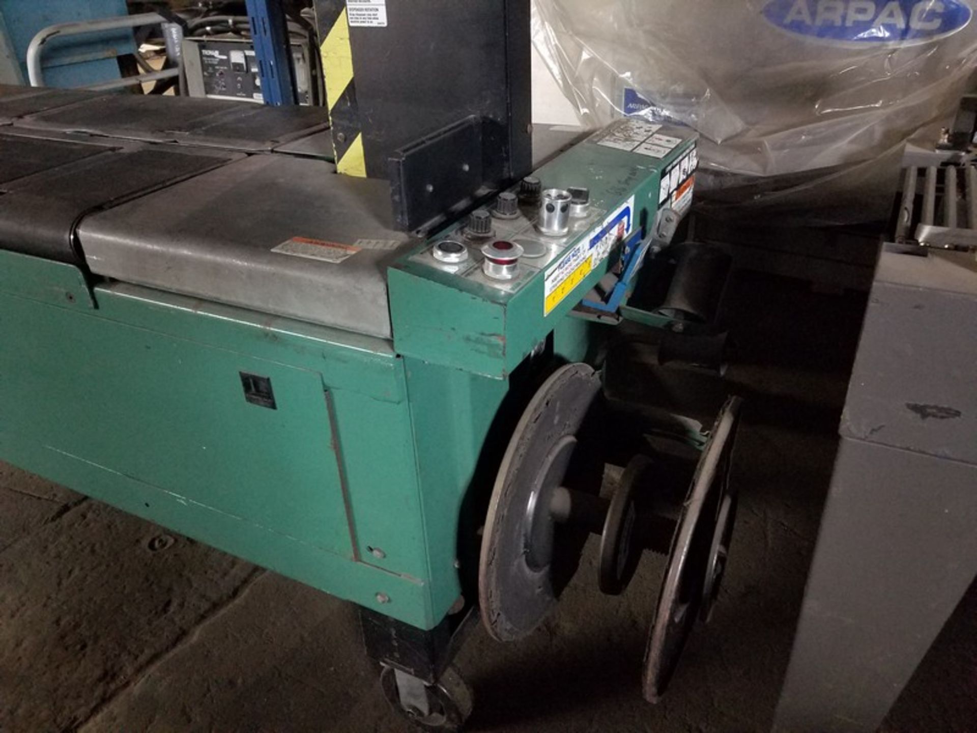 Signode suretyer arch strapping machine, S/N 132986, volt 240 (Located Fort Worth, TX) - Image 3 of 5
