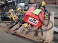 CM Valustar WR 2 ton hoist, trolley,  volt 440-480, 3-phase (Handling, Loading & Site Management