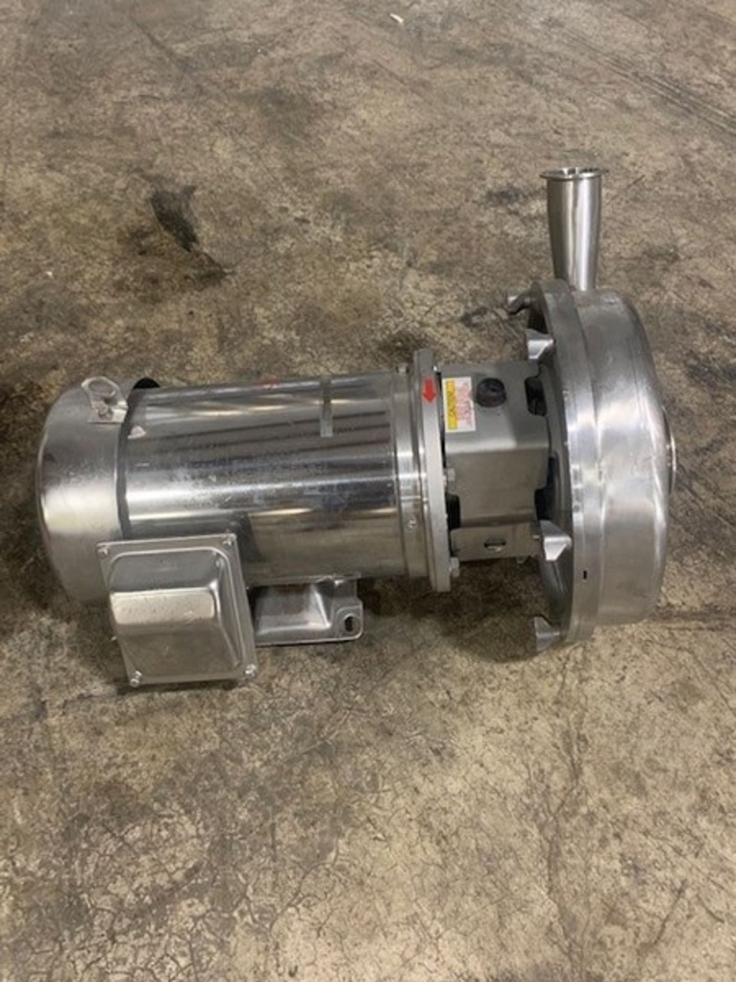 2x3 Alfa laval LKH 20 centrifugal pump, equipped with a sterling 5hp electric motor with 1760