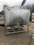 Aprox. 70 Gal. Single Shell Tank with 24" Man-Way Cover with Gasket, (6) 6-1/2" Inlets, 4" Inlets