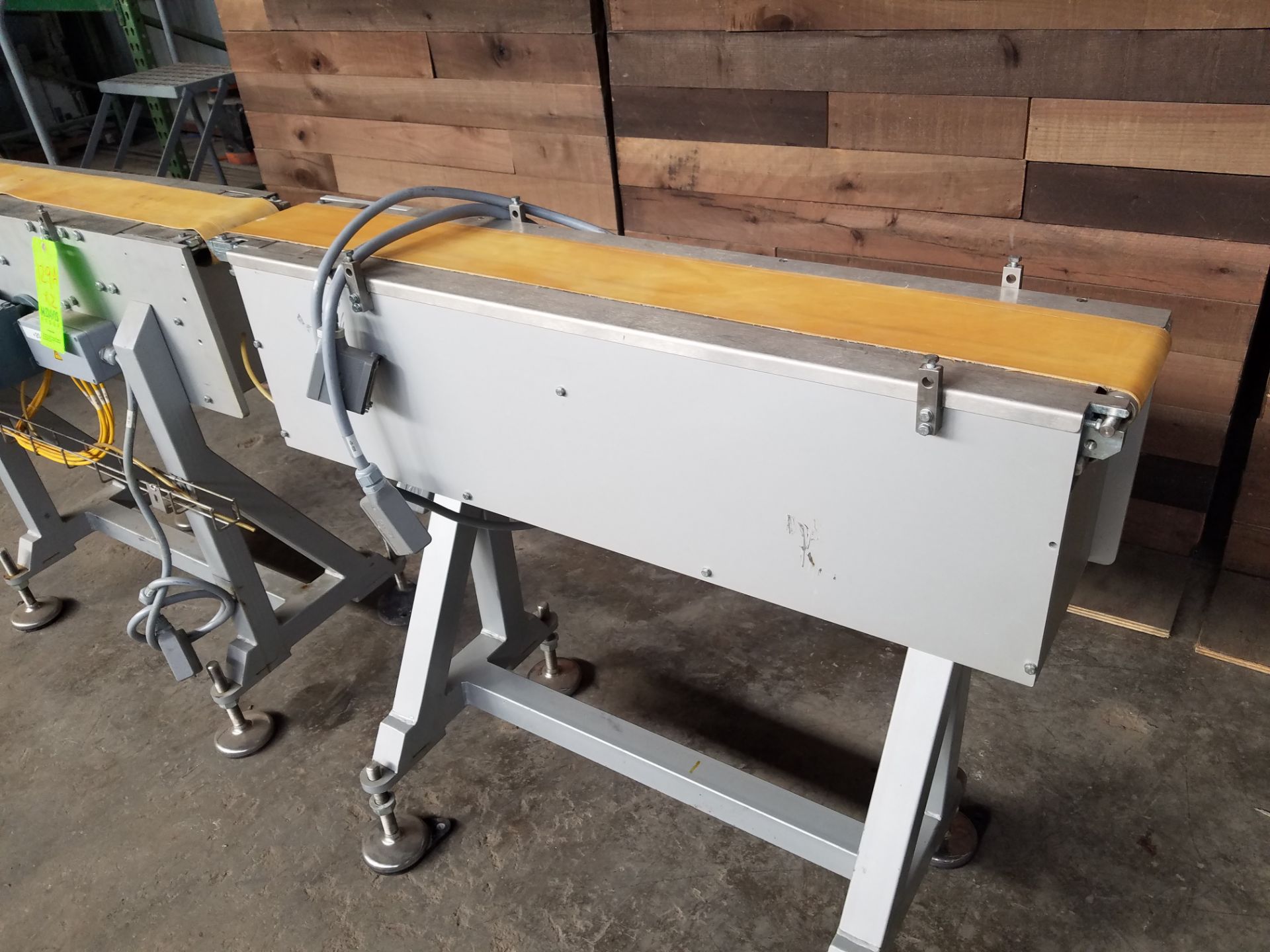 Two 5" wide x 40" long x 34" height belt conveyors (Handling, Loading & Site Management Fee: $25) - Image 4 of 5
