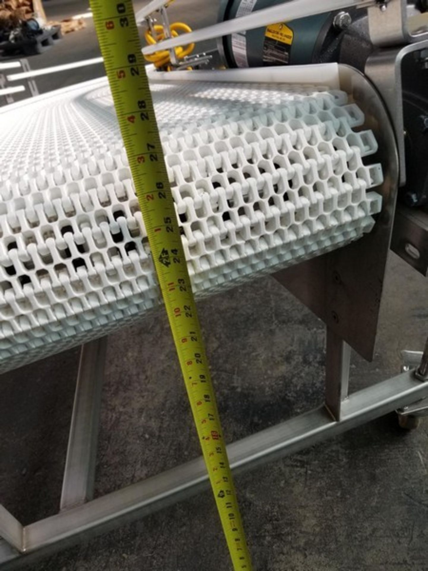 Keenline S/S Sanitary 90 deg intralox belt conveyor, Serial # 20211SAR, This unit was last used in - Image 5 of 10