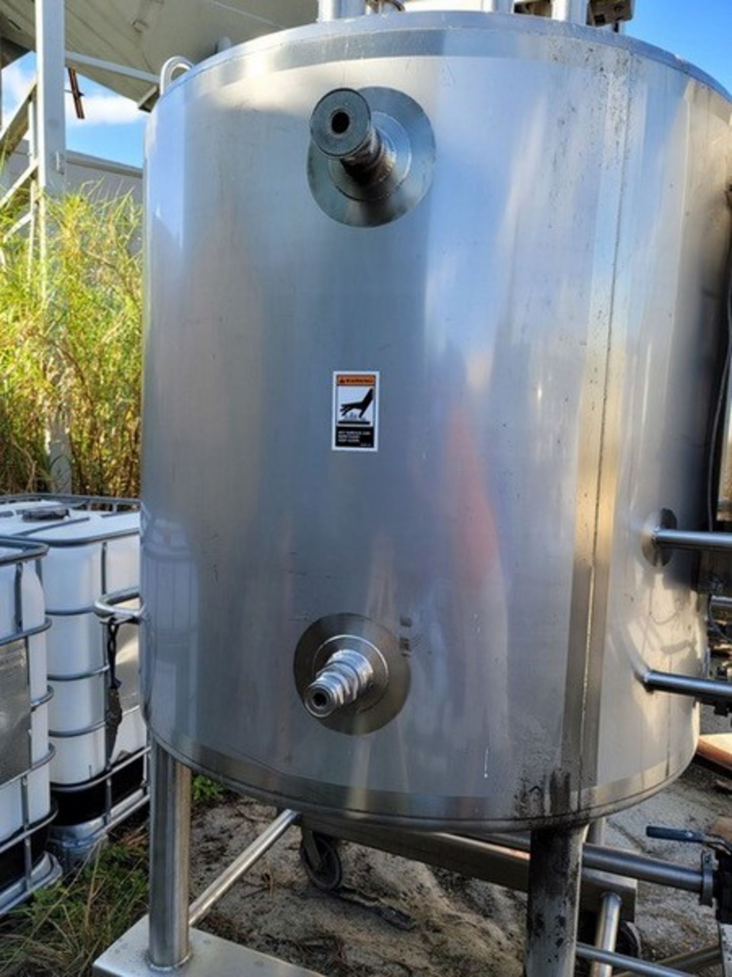 Walker 300 Gal. S/S Steam Jacketed Processing Tank, Model PZ-CB-K, Year: 2008 with 316L Stainless - Image 2 of 5