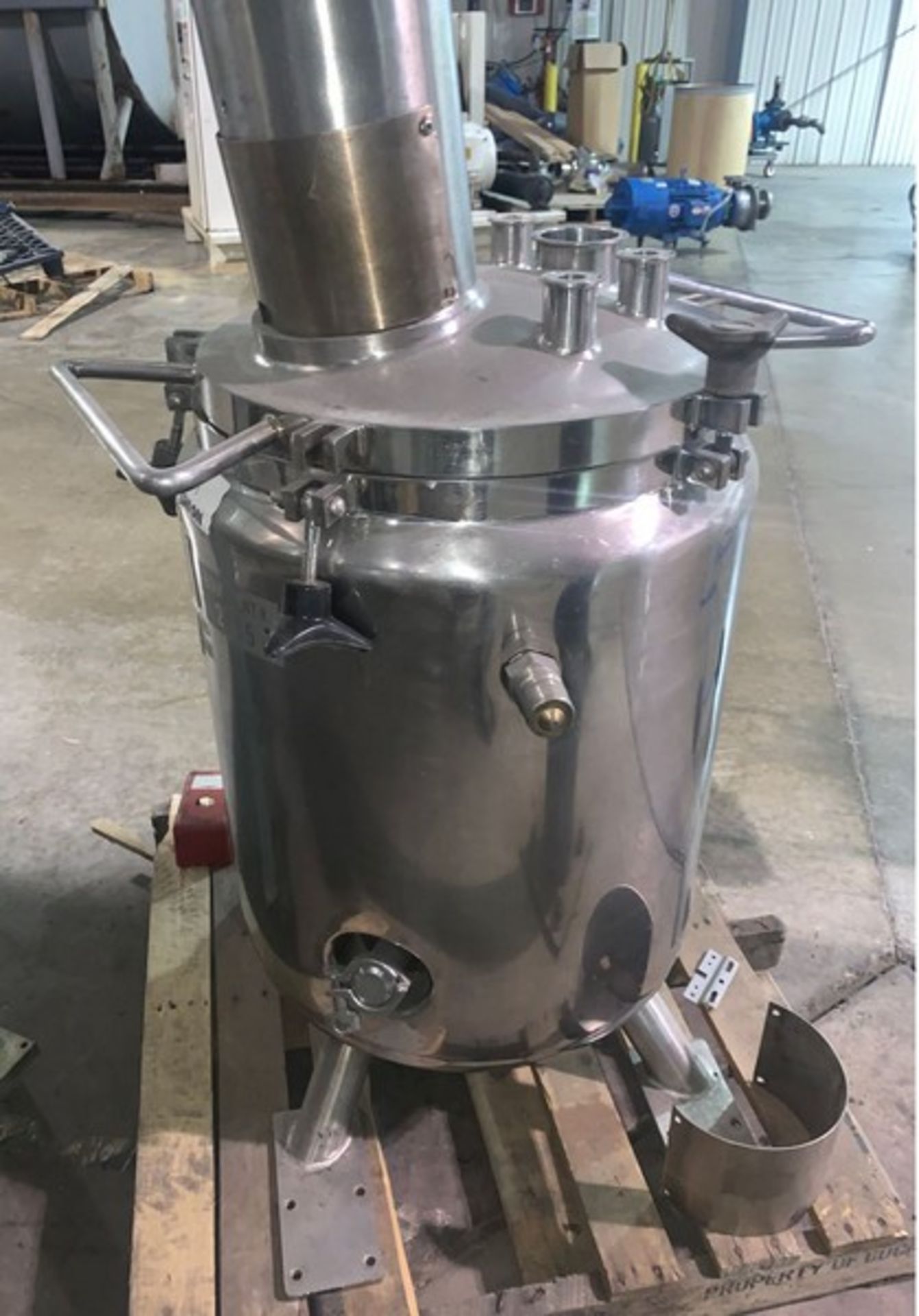 Lee Industries 100 Liter Stainless Steel Jacketed kettle (LOCATED IN IOWA, Free RIGGING and - Image 5 of 7