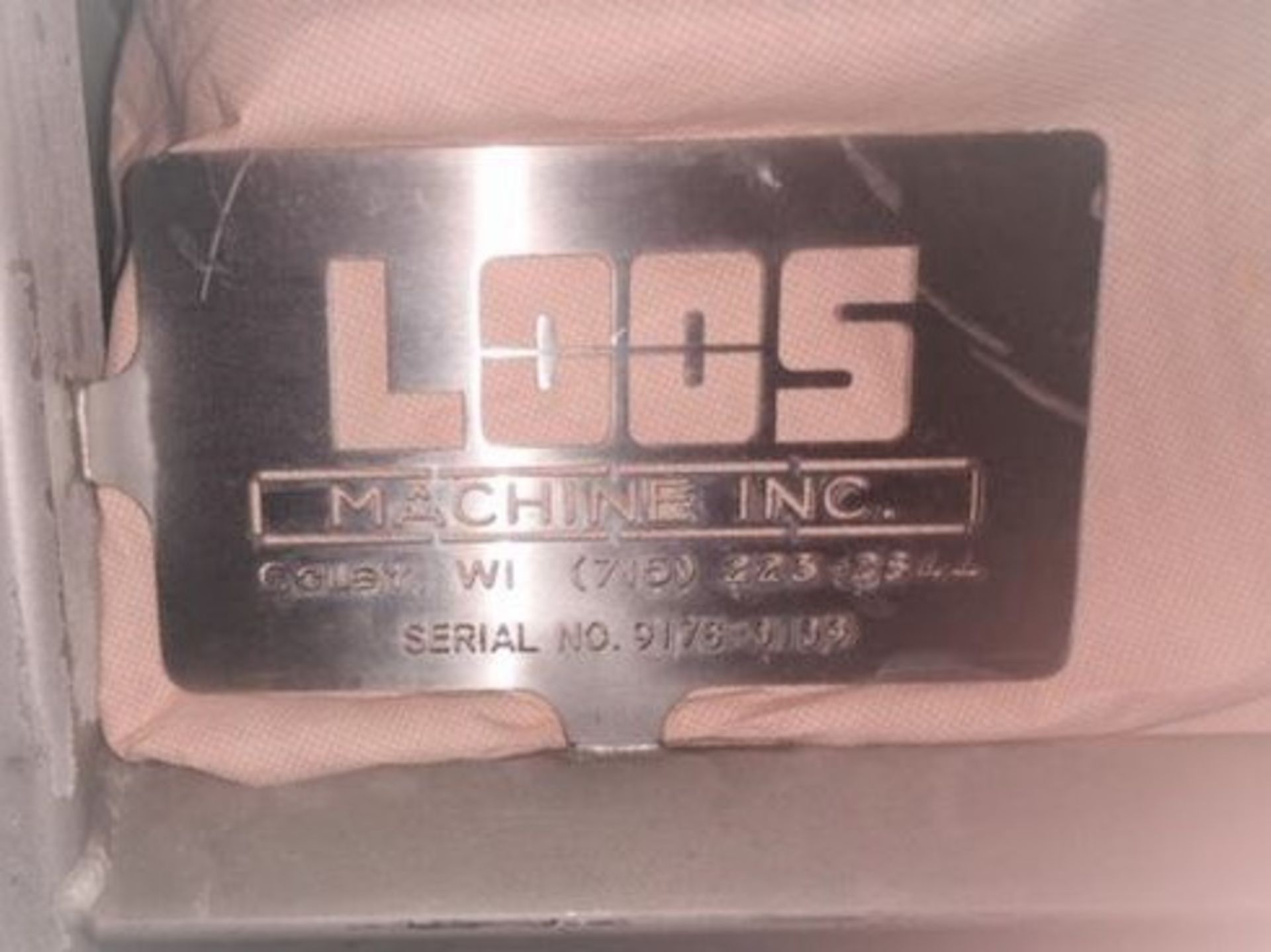 LOOS Machine 32 Inch Diameter Stainless Steel Sanitary Tumble Drum, S/N 9176-0136, Machine meets - Image 13 of 13