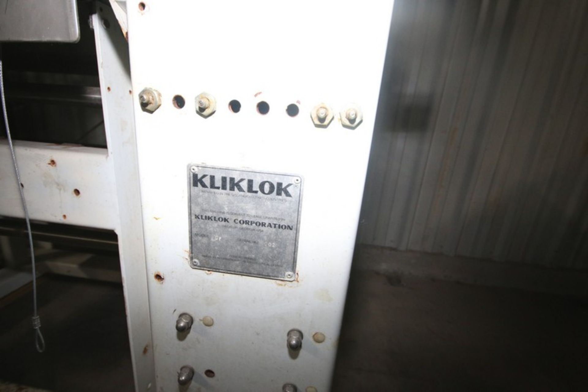 Kliklock Carton Former, M/N GF, S/N 002, Mounted on Frame (LOCATED IN APPLETON, WI) (Rigging, - Image 3 of 4