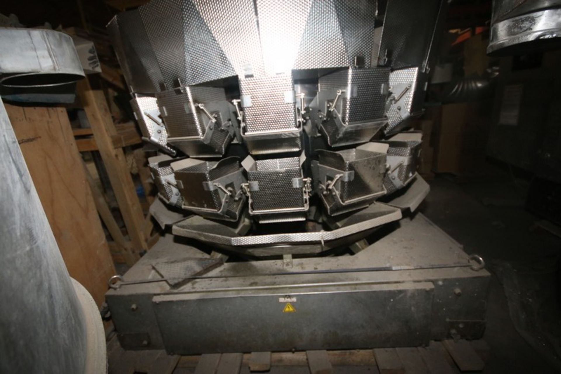 Ishida 14-Head Rotary Combination Weigh Scale, M/N CCW-RZ-214W-S/60, with S/S Chutes & Buckets, - Image 10 of 11